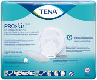 TENA ProSkin Night Super Back of pack