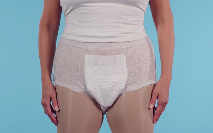 Jak nasazovat absorpční kalhotky TENA Pants