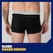 Exatamente como os seus boxers habituais
