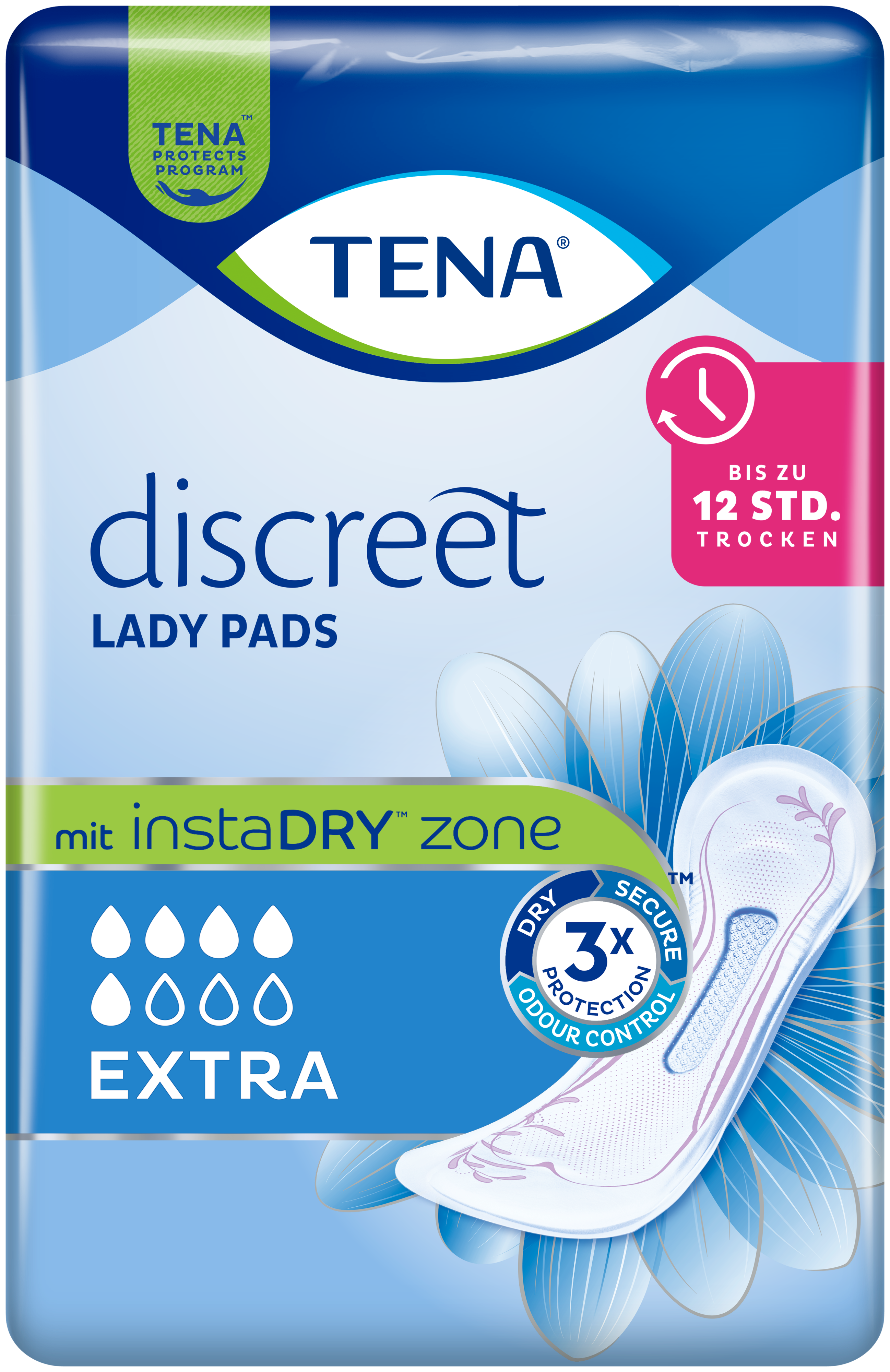 TENA Lady Discreet Extra | Inkontinenz Einlage
