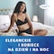 Bielizna chłonna TENA Lady wyglądają elegancko i kobieco. Jest odpowiednia do noszenia zarówno w dzień, jak i w nocy.