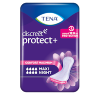 TENA Discreet Protect+ Maxi Night | Serviette pour fuites urinaires