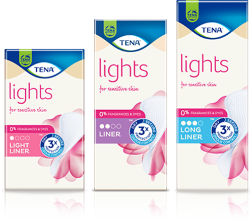TENA Lights incontinens liners TENA Lights incontinens liners