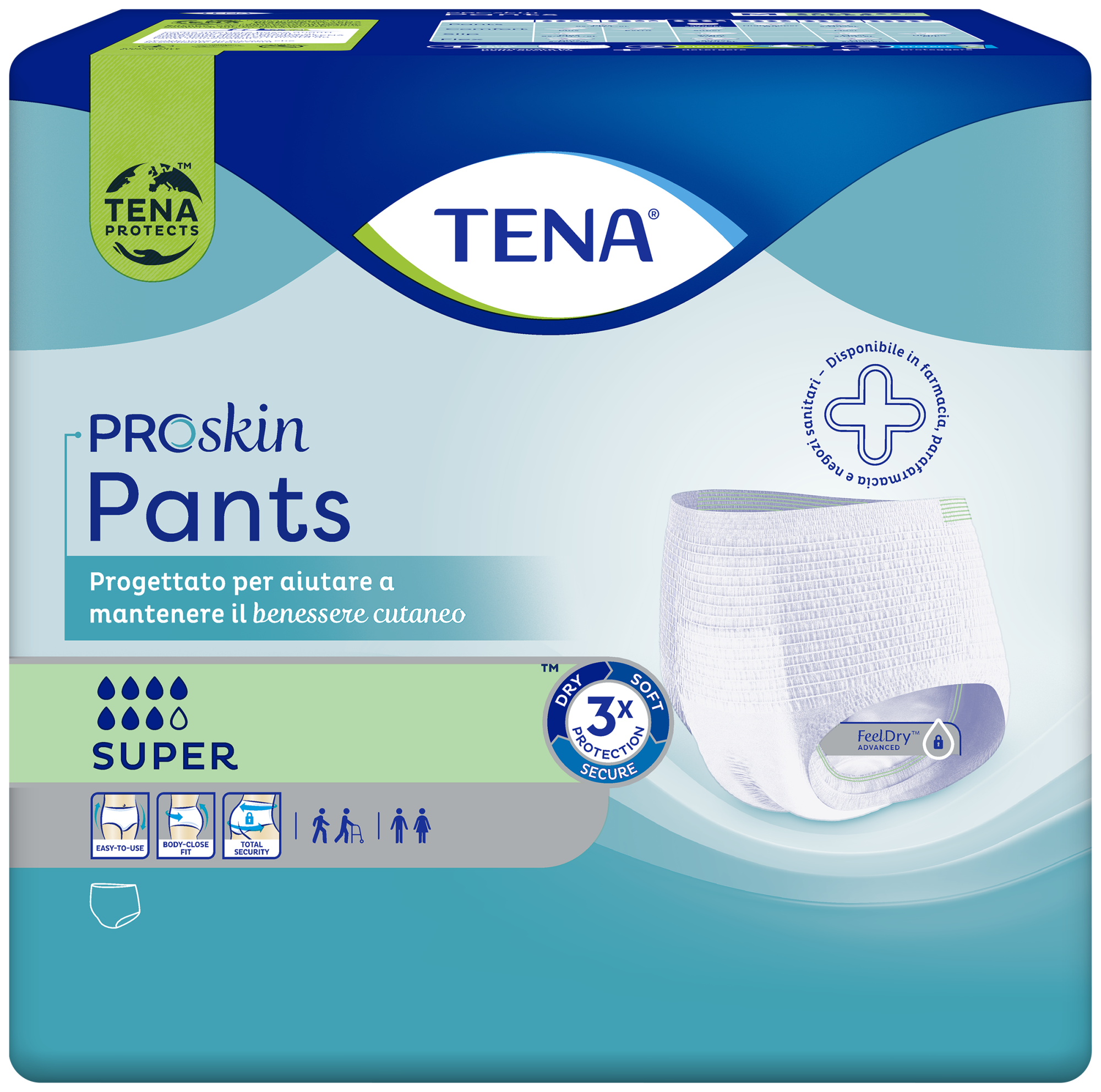 TENA ProSkin Pants Super | Mutandine assorbenti per incontinenza 