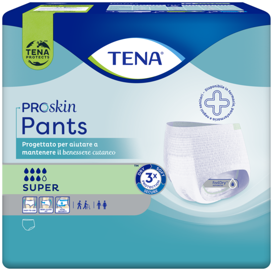 TENA ProSkin Pants Super  Mutandine assorbenti per incontinenza - Donne -  TENA Web Shop