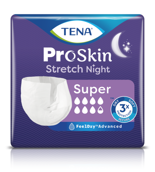 Pack shot of TENA Proskin Stretch