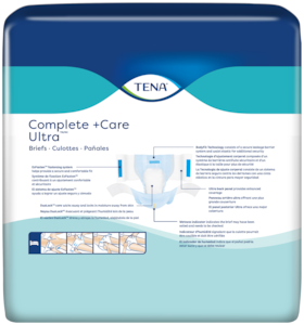TENA Complete +Care Ultra™ Briefs | Adult diapers with tabs