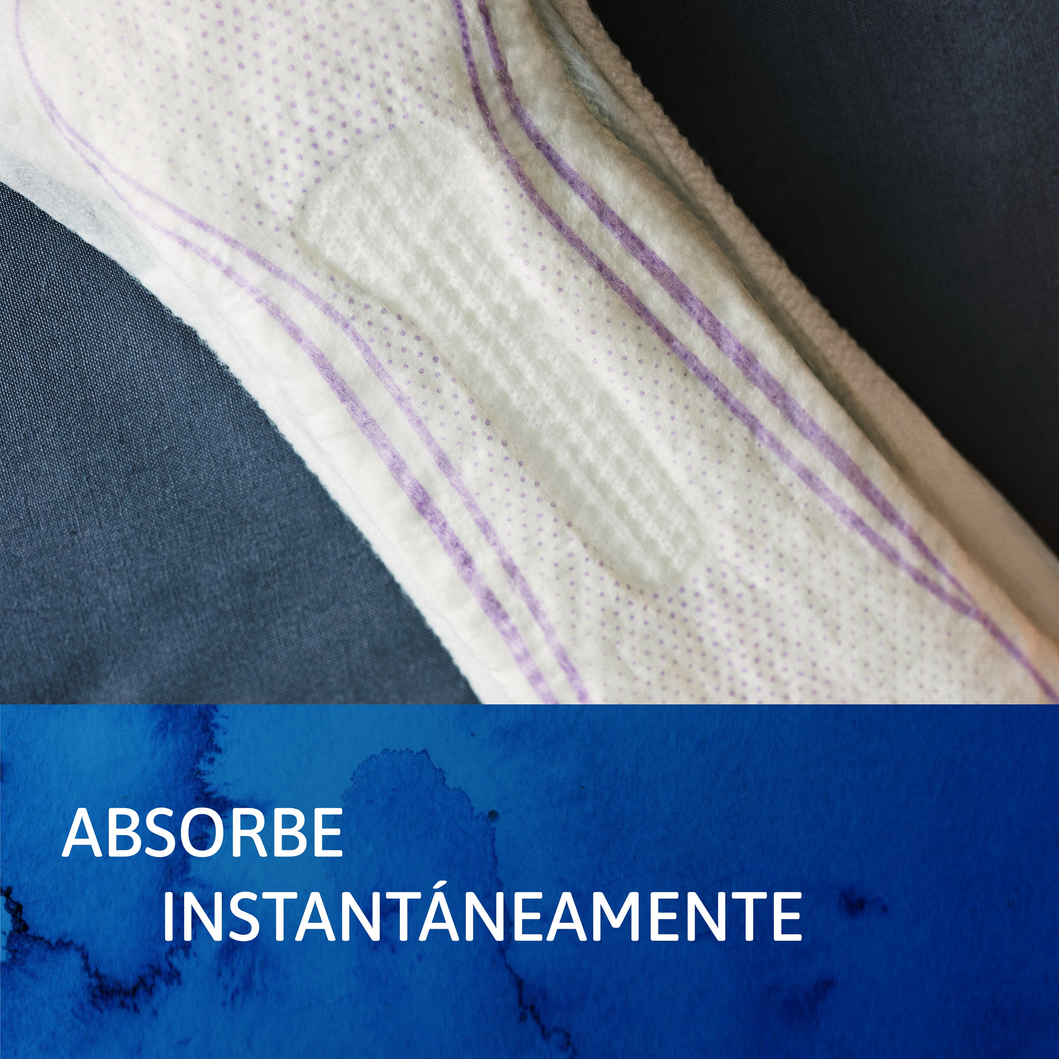 Absorbe instantáneamente