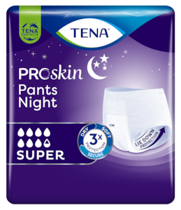 „TENA Pants Night“ sauskelnės-kelnaitės nakčiai | Šlapimą sugeriančios kelnaitės