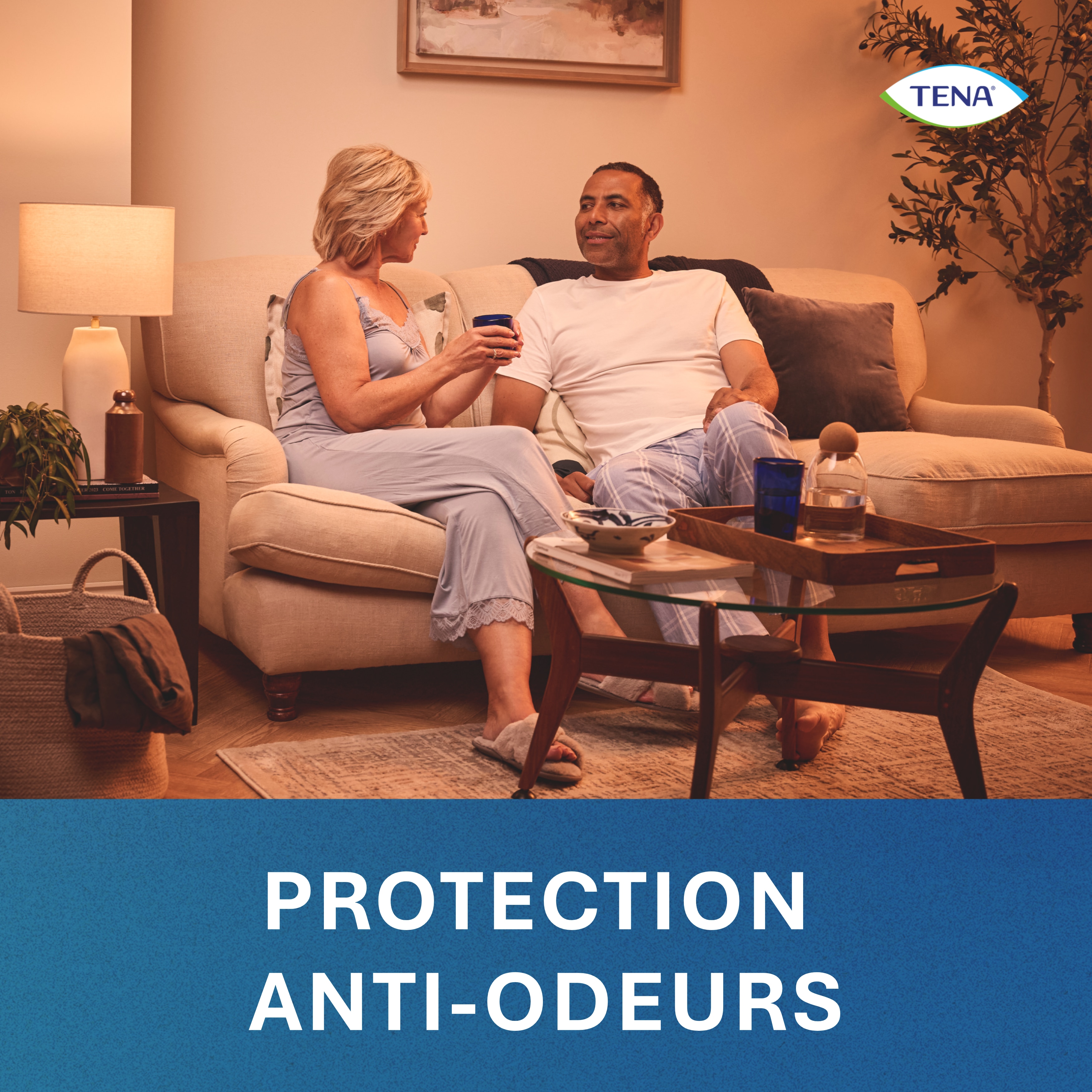 TENA Stretch ProSkin NUIT | Sous-vêtements jetables respirants à attaches stretch adaptés à la pose en autonomie