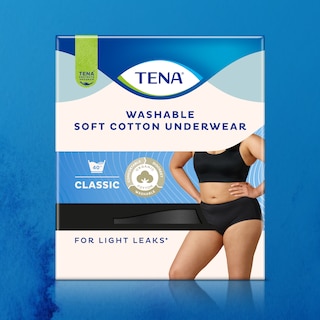 Packshot de la culotte absorbante lavable en coton doux TENA