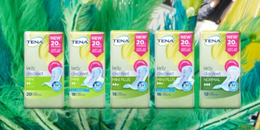 Gama de produtos TENA Lady Discreet