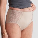 TENA Silhouette Culotte absorbante lavable pour fuites urinaires légères | Taille haute | Beige