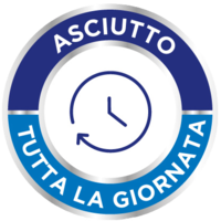 Protezione dalla sensazione di bagnato e sensazione di asciutto duratura tutta la giornata