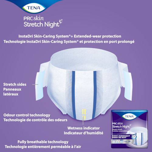 TENA Stretch Night Briefs benefits