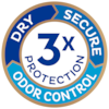 Dry and secure with odor control