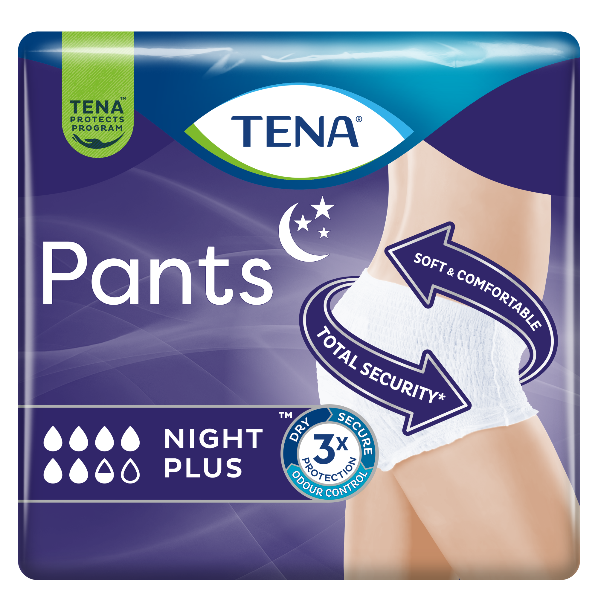 TENA Pants Plus Night XL | Урологические трусы-подгузники НОЧНЫЕ