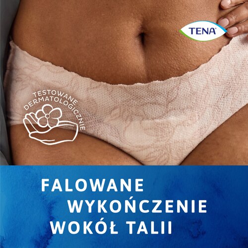 Faliste wykończenie w talii bielizny TENA Silhouette