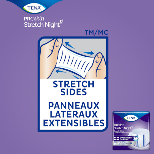 Tena Ultra Stretch Briefs Size Large/XL Case/72 (2 bags of 36) : :  Health & Personal Care