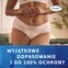 Kobieta w ściśle przylegającej bieliźnie TENA Silhouette zapewniającej do 100% ochrony