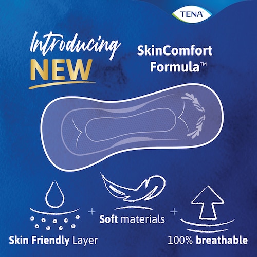 TENA Sensitive Care Pads Overnight SkinComfort Formula