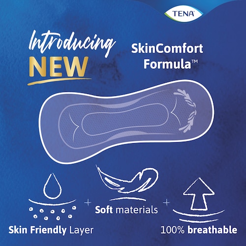 TENA Sensitive Care Pads Overnight SkinComfort Formula