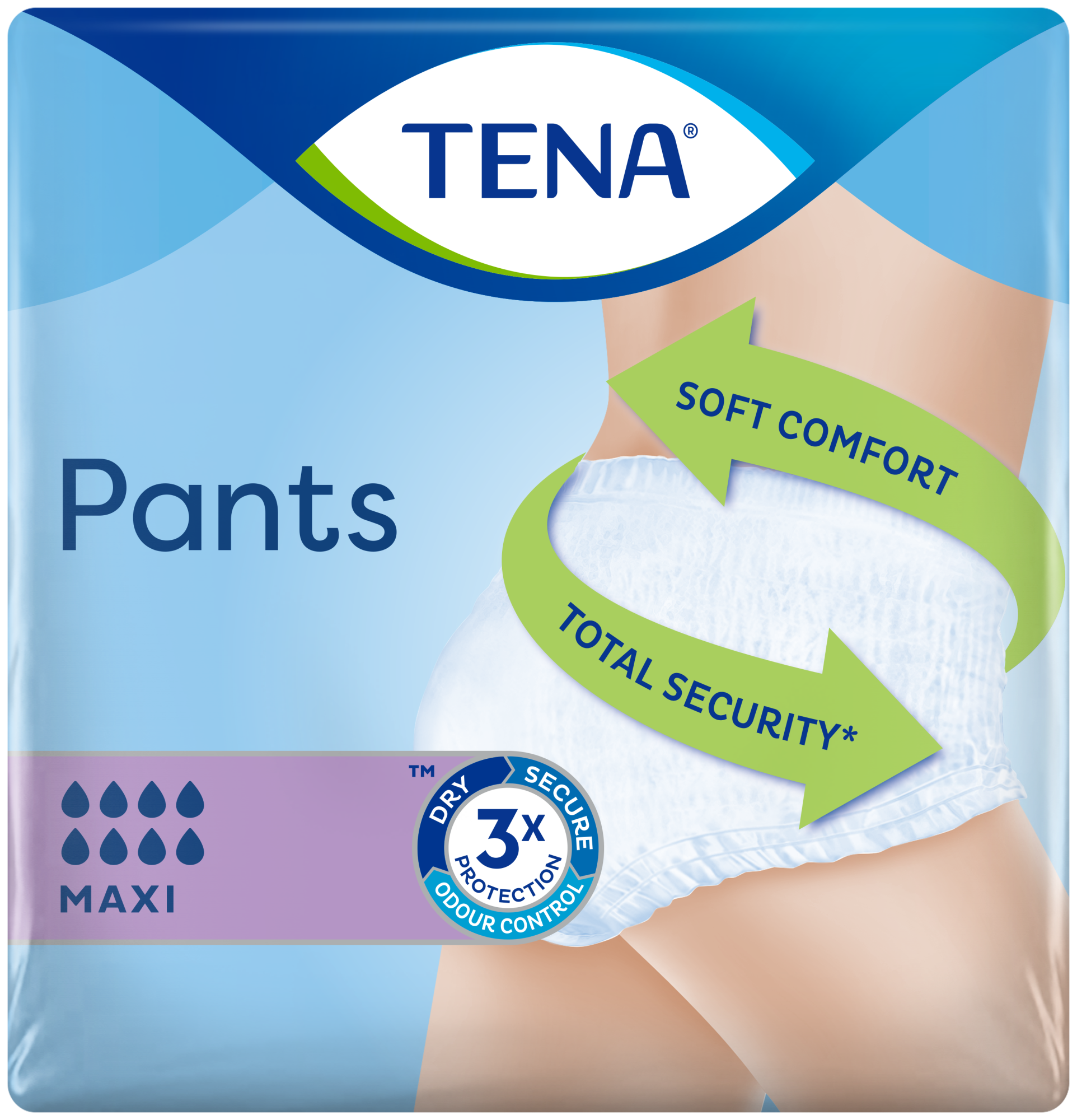 TENA Pants Maxi | Comode mutandine assorbenti per incontinenza per una  protezione totale ed efficace - TENA