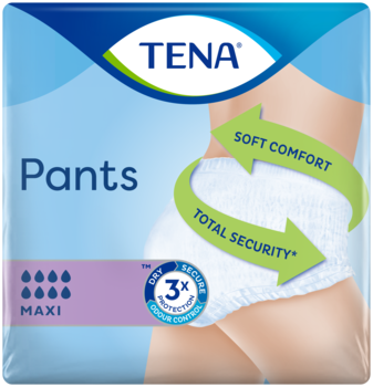 TENA Pants Maxi | Cuecas para incontinência confortáveis para uma segurança Total