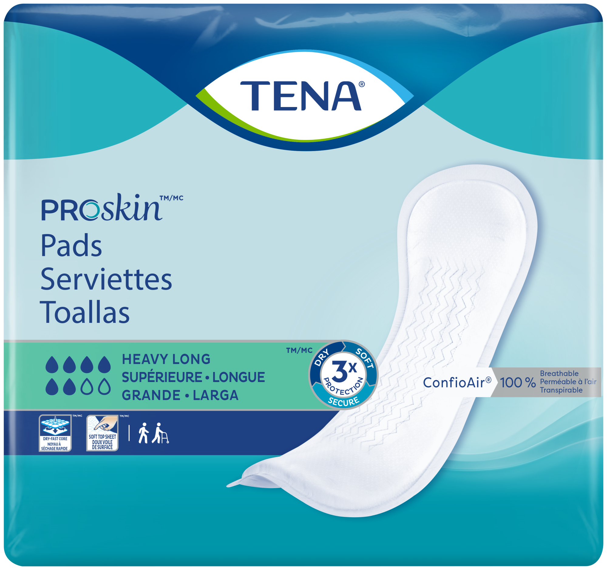 TENA ProSkin Heavy Long | Incontinence pads