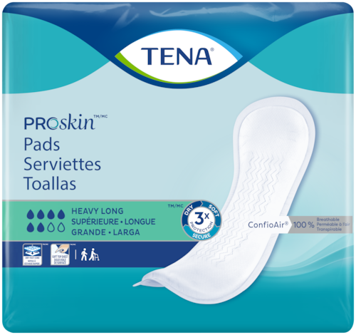 TENA ProSkin Heavy Long | Incontinence pads for medium urine leaks