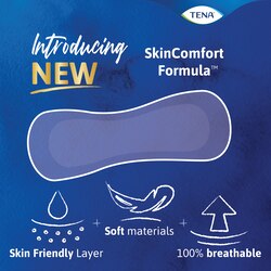 TENA Sensitive Care Pads Overnight SkinComfort Formula