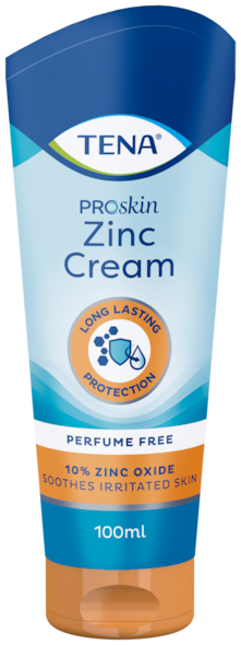 Foto della confezione di TENA Proskin Zinc Cream