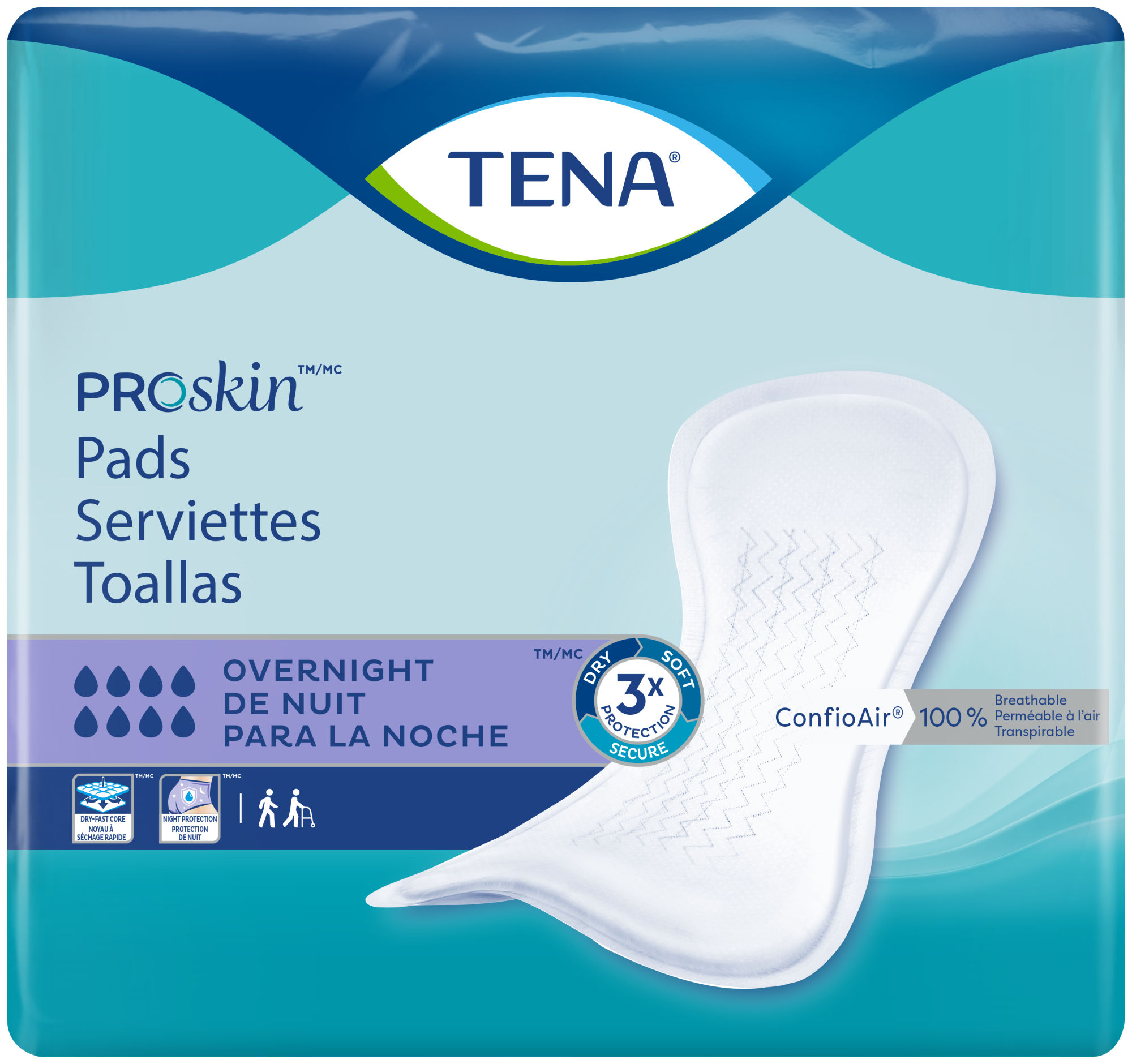 TENA ProSkin Overnight | Incontinence pads