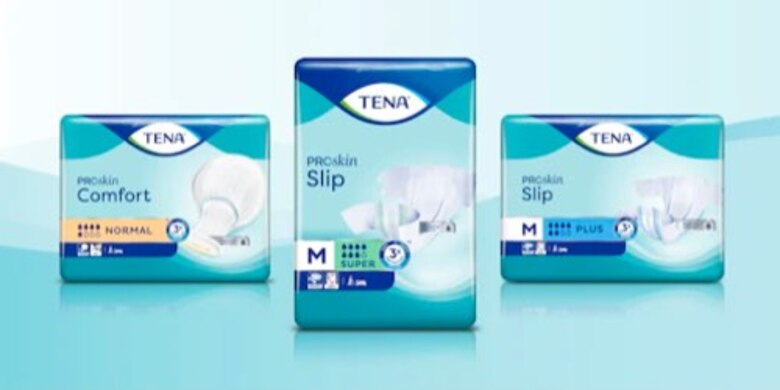 TENA Comfort and Slip product packages