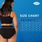 Guide des tailles de la culotte absorbante lavable en coton doux TENA