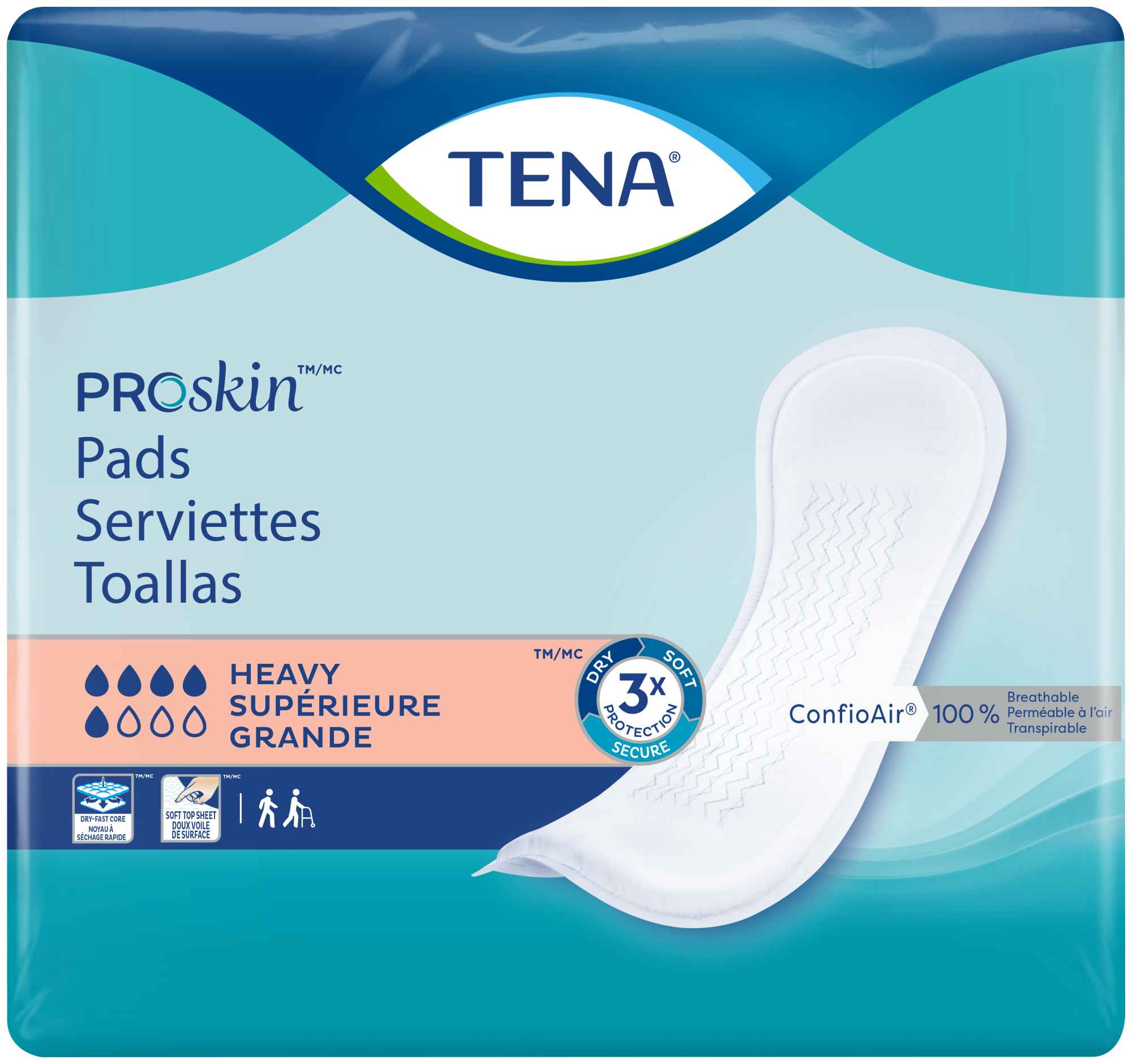 TENA Lady Super  Soft & secure incontinence pads for women