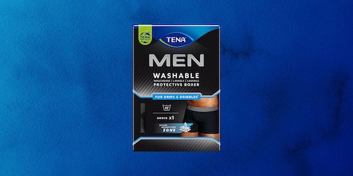 TENA men's range of washable incontinence underwear