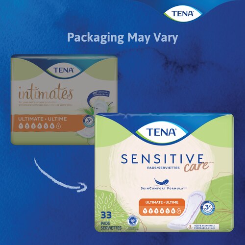 TENA Sensitive Care Ultimate Regular pads For Women 1 Pack and 4 Packs -  TENA