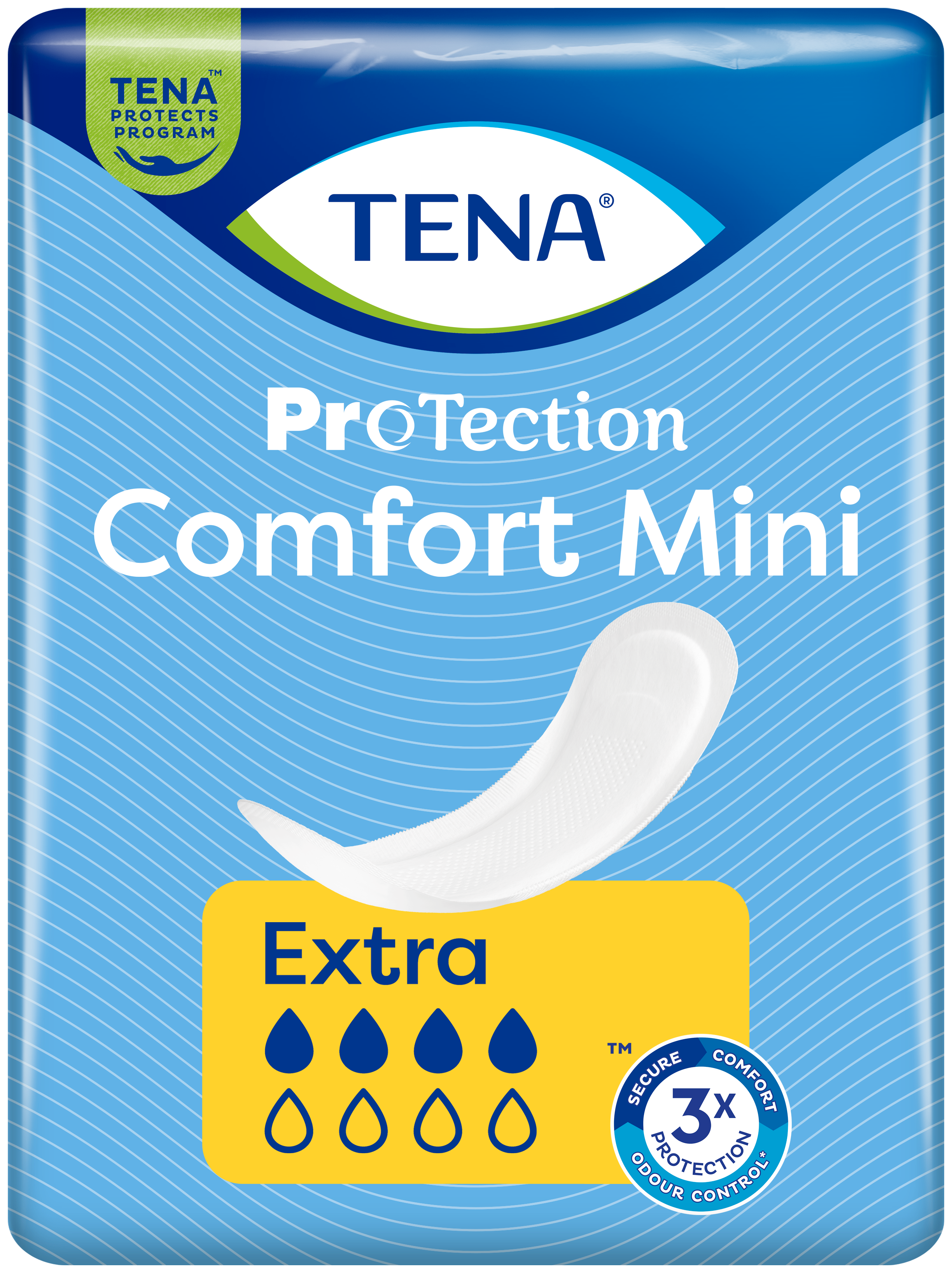 Beauty pack for TENA Comfort Mini Extra pads