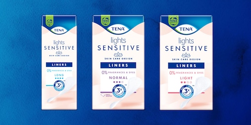 TENA women's range of incontinence Liners