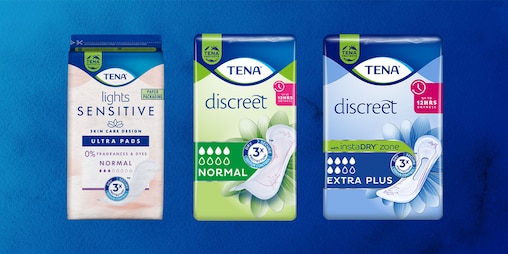 TENA women's range of incontinence pads