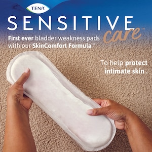 TENA Sensitive Care Pads with SkinComfort Formula