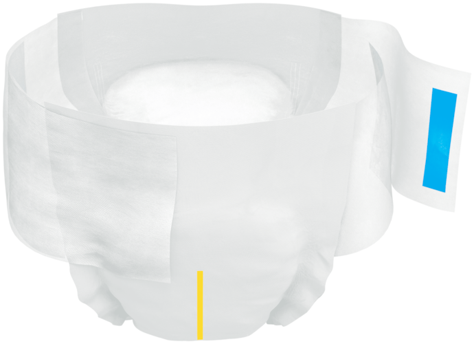 TENA Complete Ultra Briefs - open all-in-one incontinence product with adjustable tabs