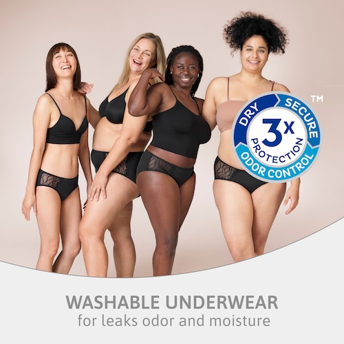  Incontinence Underwear for Women Washable, Incontinence Care Panties  Reusable Washable Underwear for Elderly Patients Pregnant Women (M) :  Health & Household