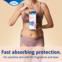 Fast absorbing protection for light incontinence