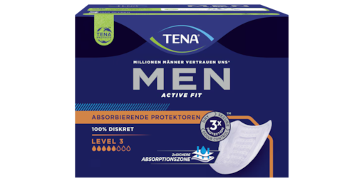 TENA Men Active Fit Absorbierende Protektoren Level 3