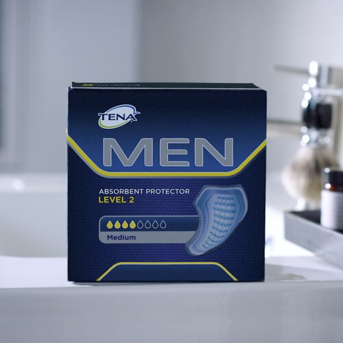 TENA MEN Absorbent protector Level 2 – pad for men with medium urine leakage
