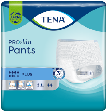 TENA ProSkin Pants Plus soft pull-up incontinence pants for men and women