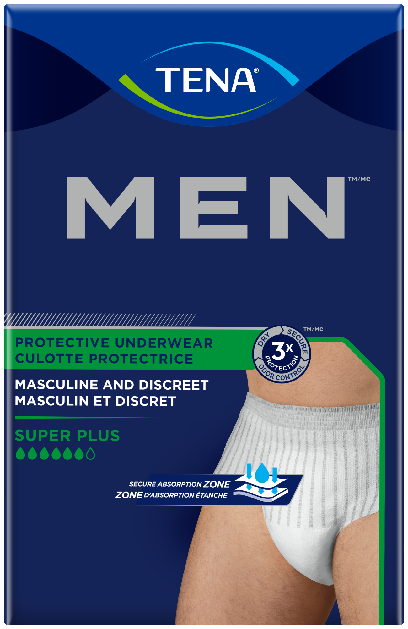 TENA Men Super Plus | Protective Incontinence Underwear
