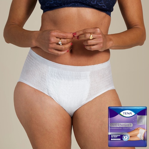 Incontinence underwear for nightime use
